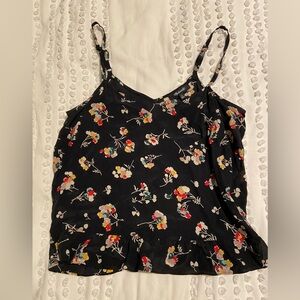 Madewell Silk Floral Tank Top